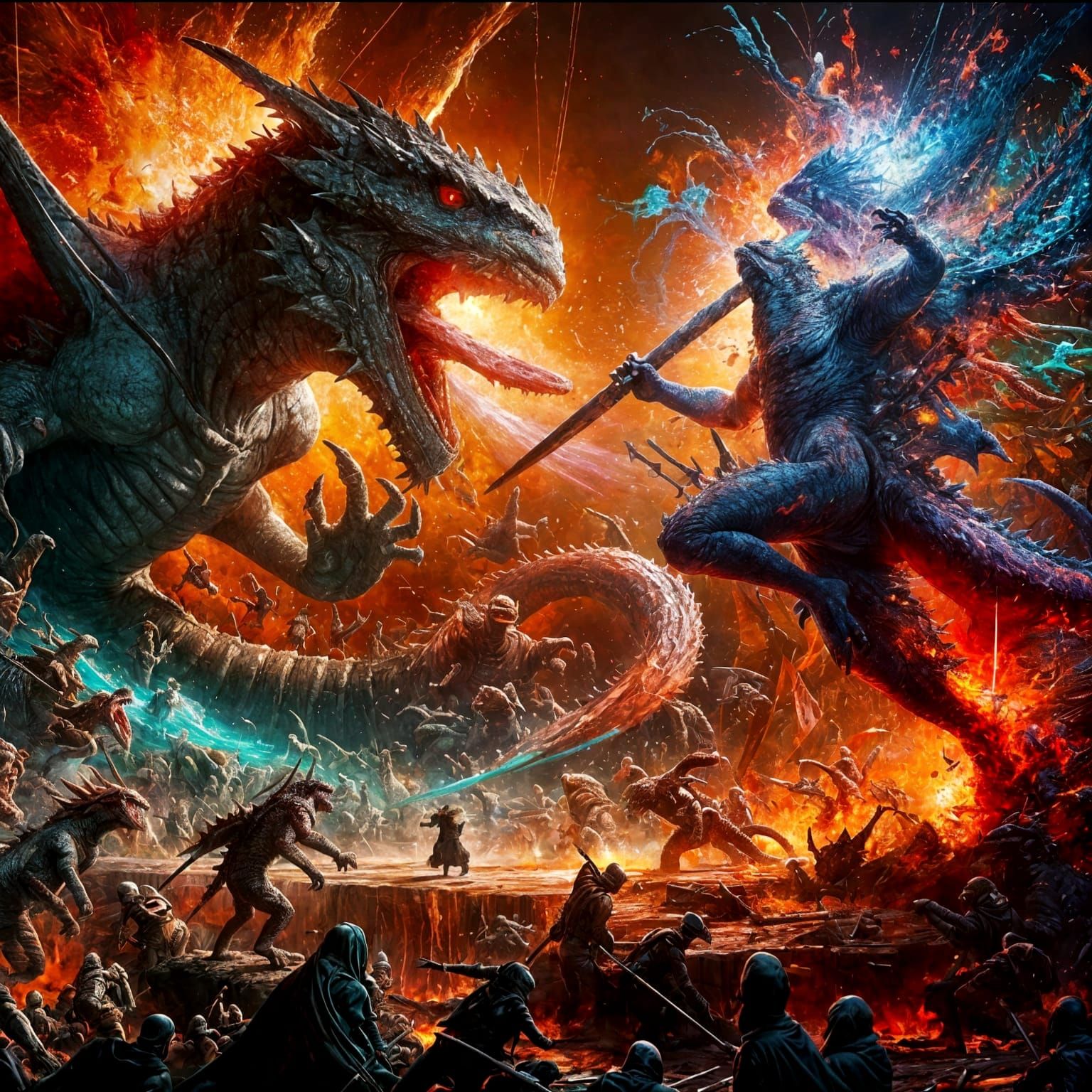 Epic battle