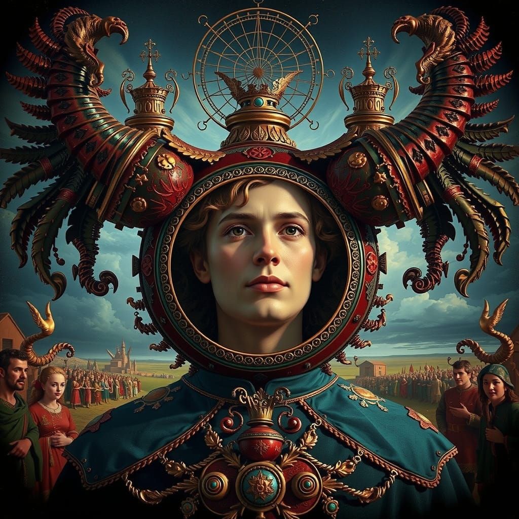 Abstract Geometric Curves and Spirals in Digital Art