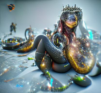 AI Image of a Snake
