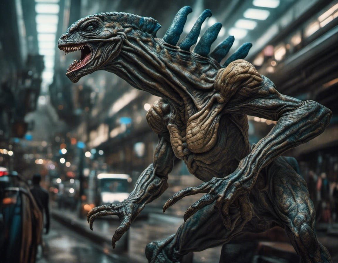 Art History Aliens Party: Hyperrealism by Avedon