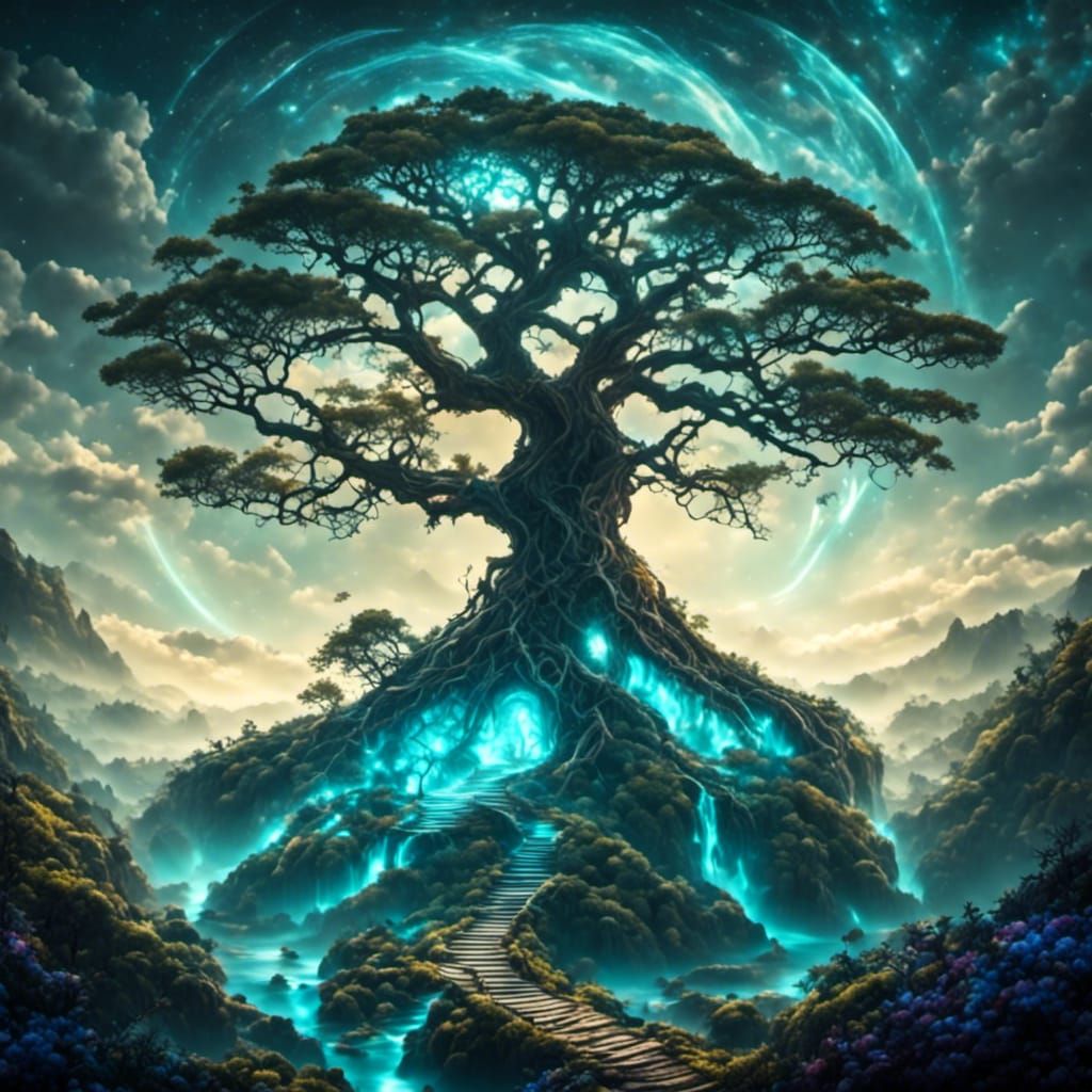 Bioluminescent tree