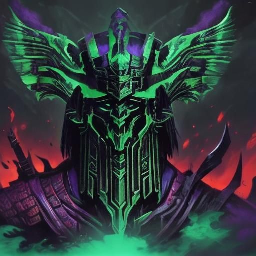 Egyptian Mythological Figure in Digital Comic Book Style