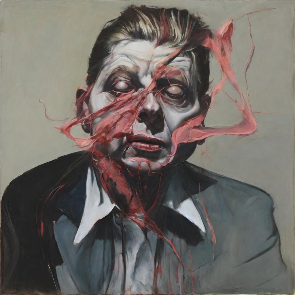Figurative Art Inspired by Francis Bacon's Expressive Style