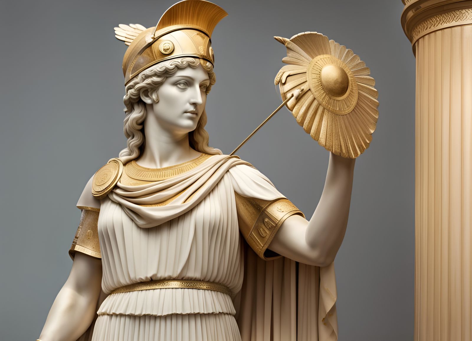 Athena Parthenos: Ancient Sculpture in Digital Art
