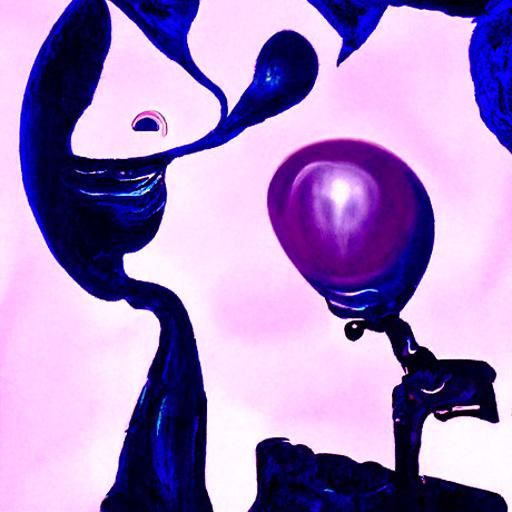 Surreal Balloon People in Dali Style