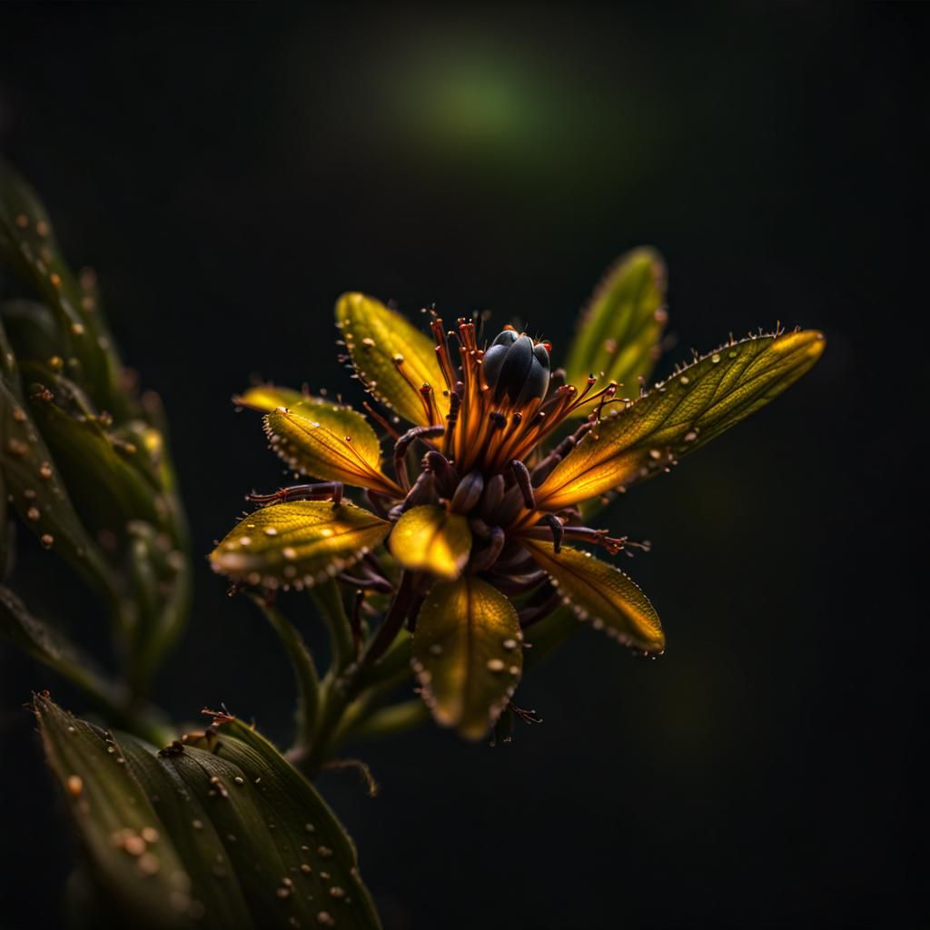 Hyperrealistic Otis Firefly in Atmospheric Light