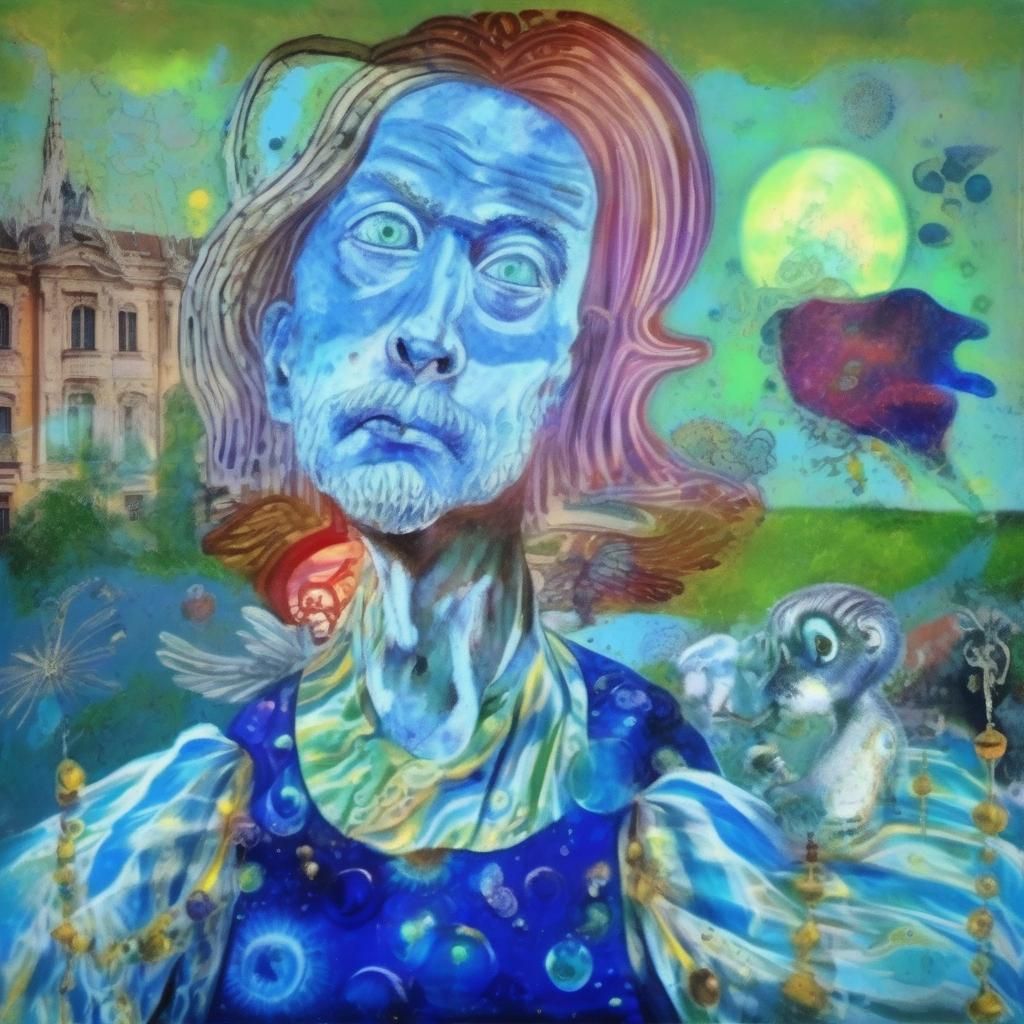 Psychedelic Angel-Boy: Experimental Object-Artwork