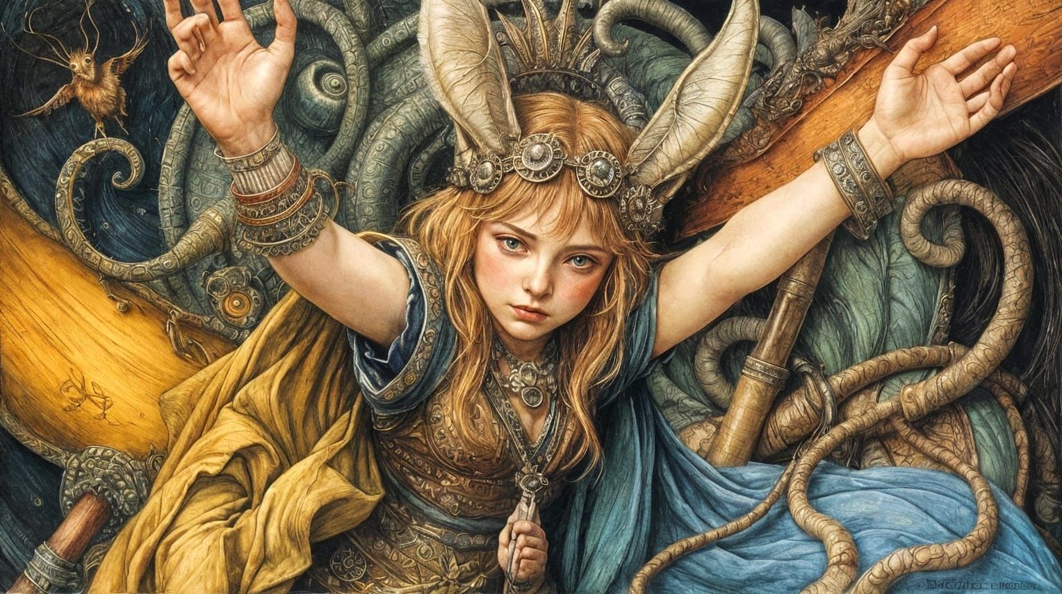 Enchanting Illustration in a Classic Fairy Tale Style