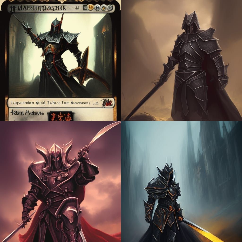 Dark Knight: Hyperdetailed Fantasy Art in 8K