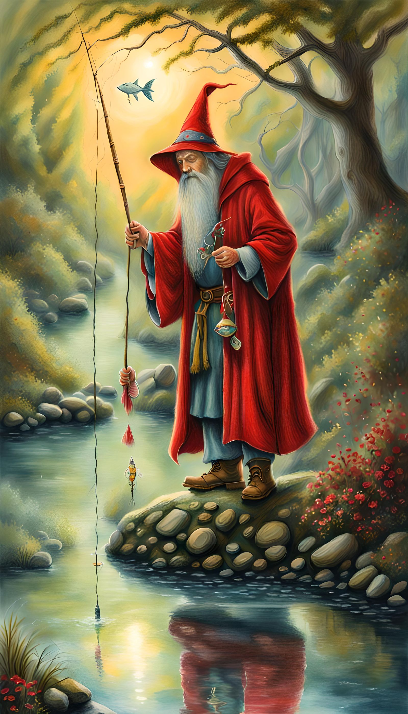 Wizard Fishing