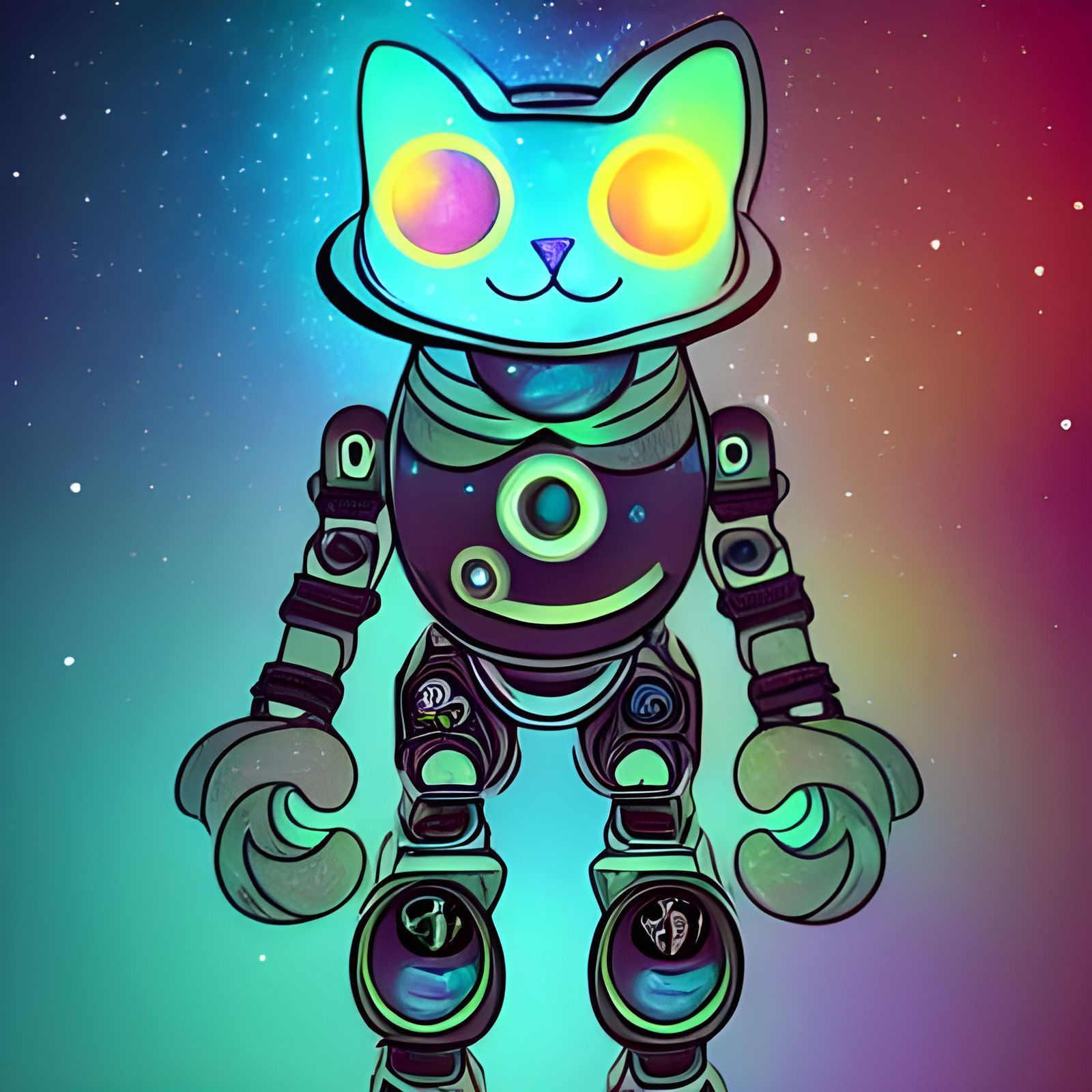 Ethereal Robo-Kitten