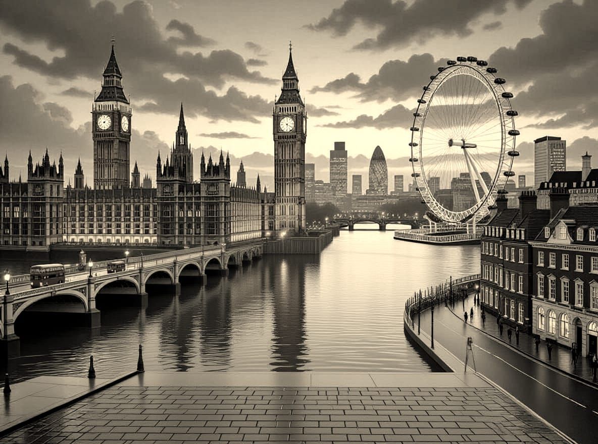 A spectacular view of London