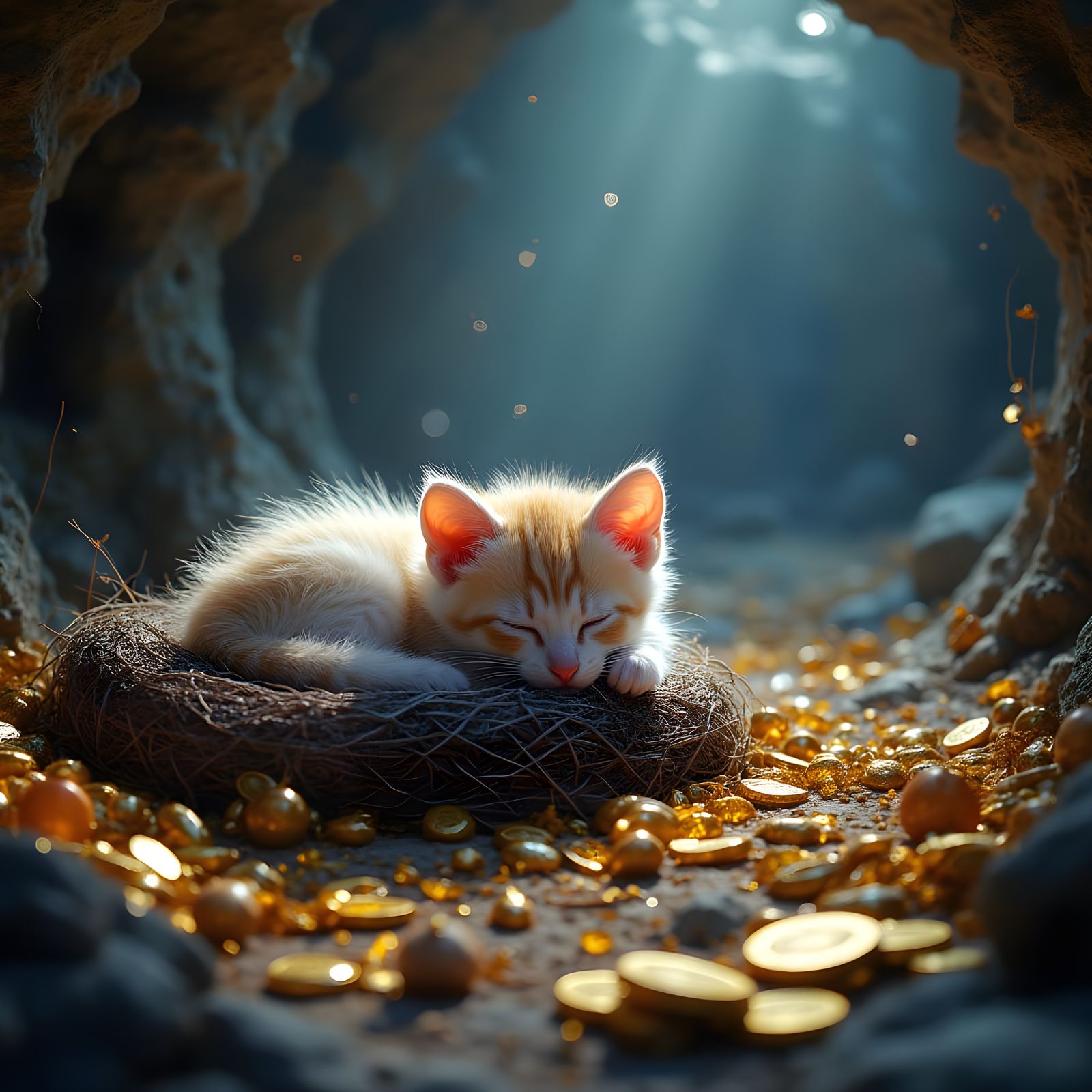 Surreal Treasure Trove in Ethereal Dragon Den