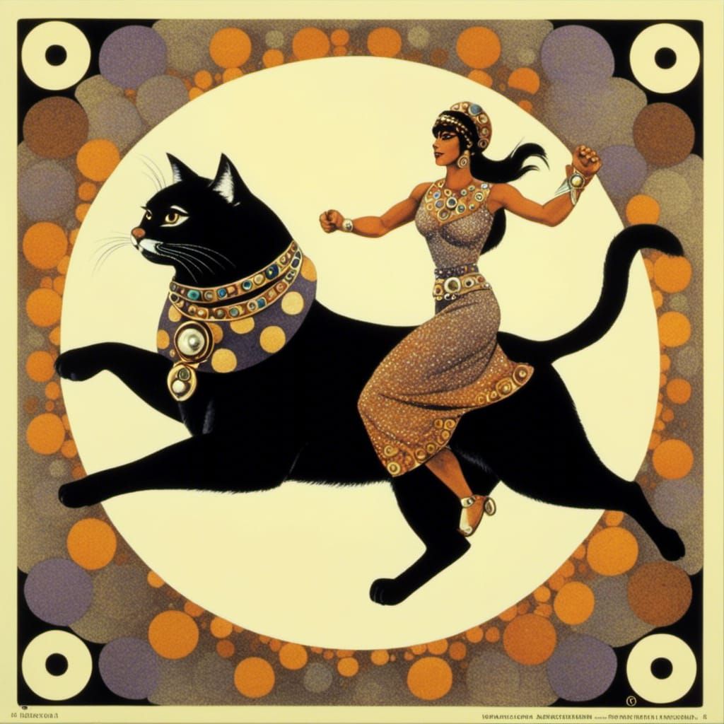 Running Cat Person Hybrid