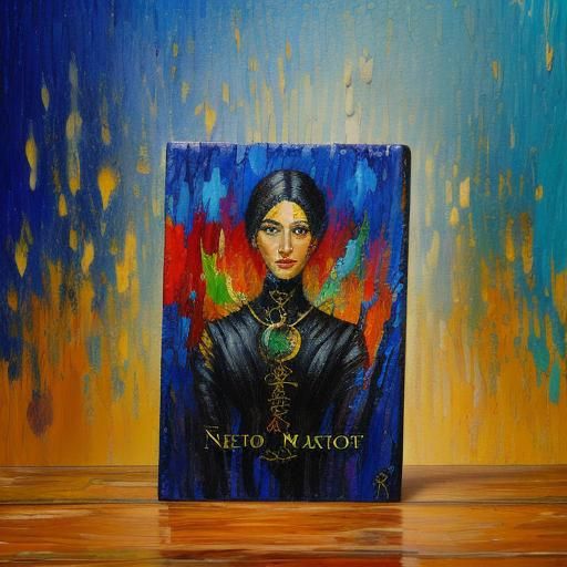 Neo-Impressionist Tarot Card Deck in Oil