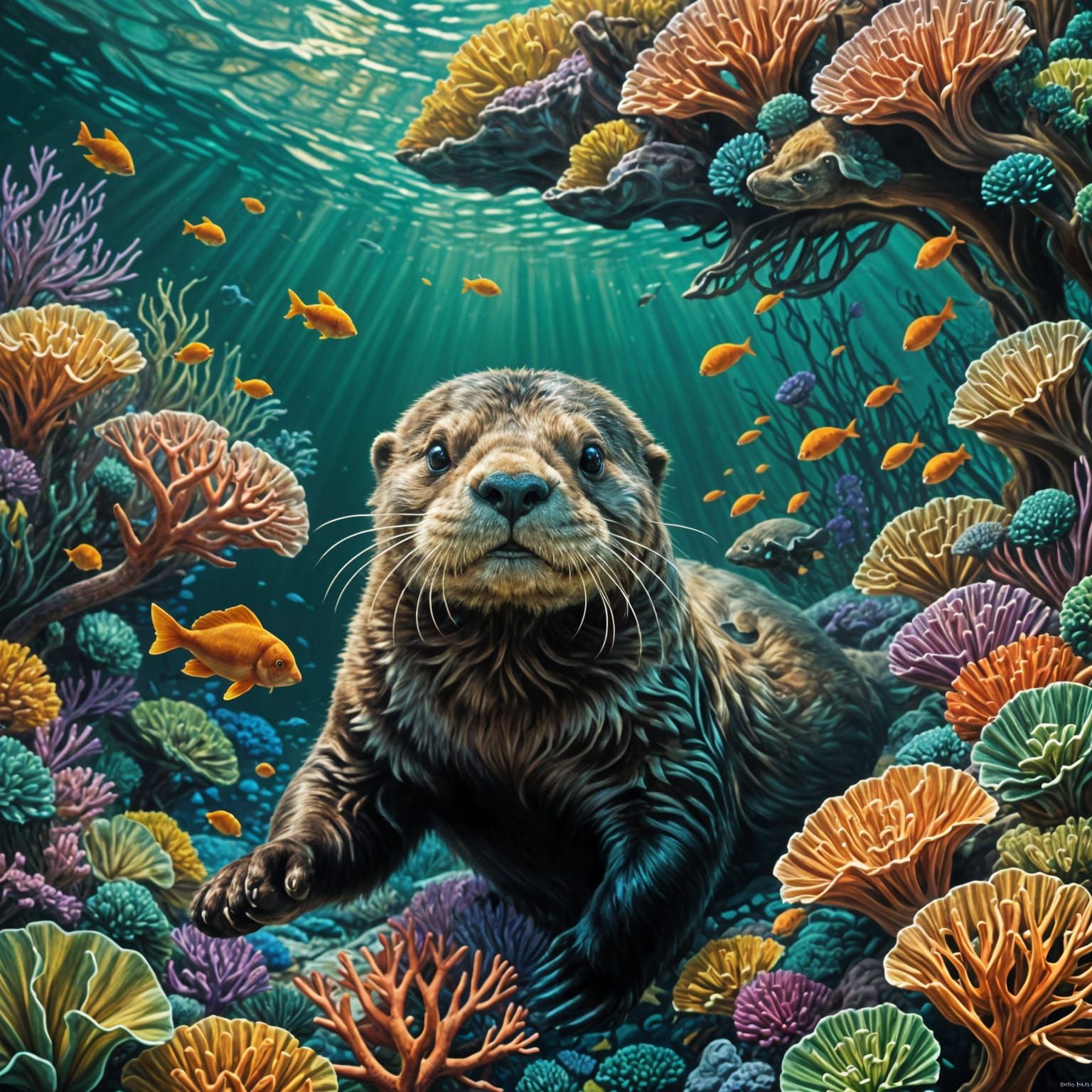 Sea otter...
