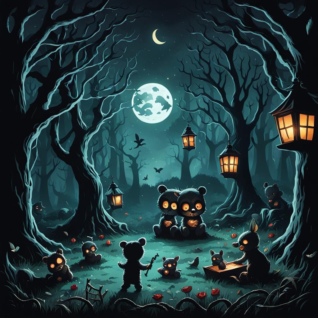 Dark Nursery Rhymes: Twisted Album Cover Art