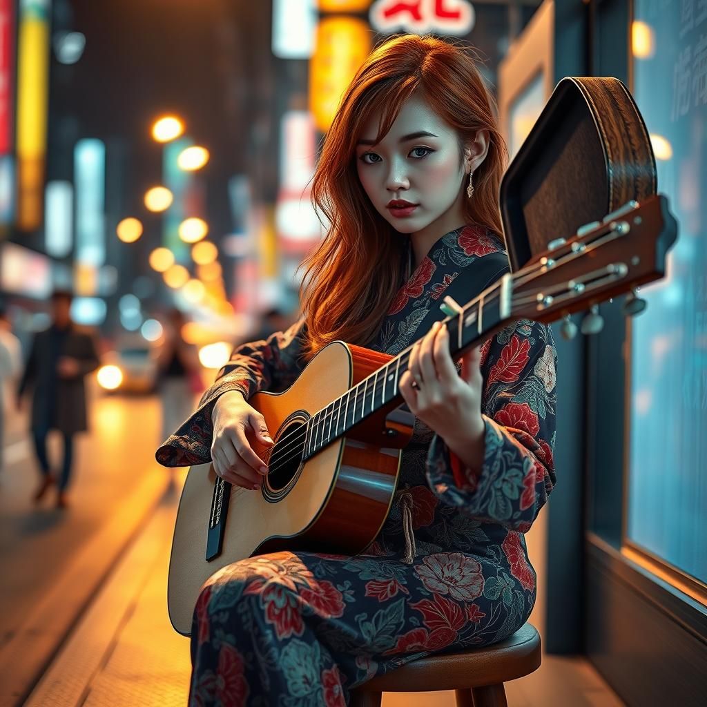 Busking in Shinjuku...