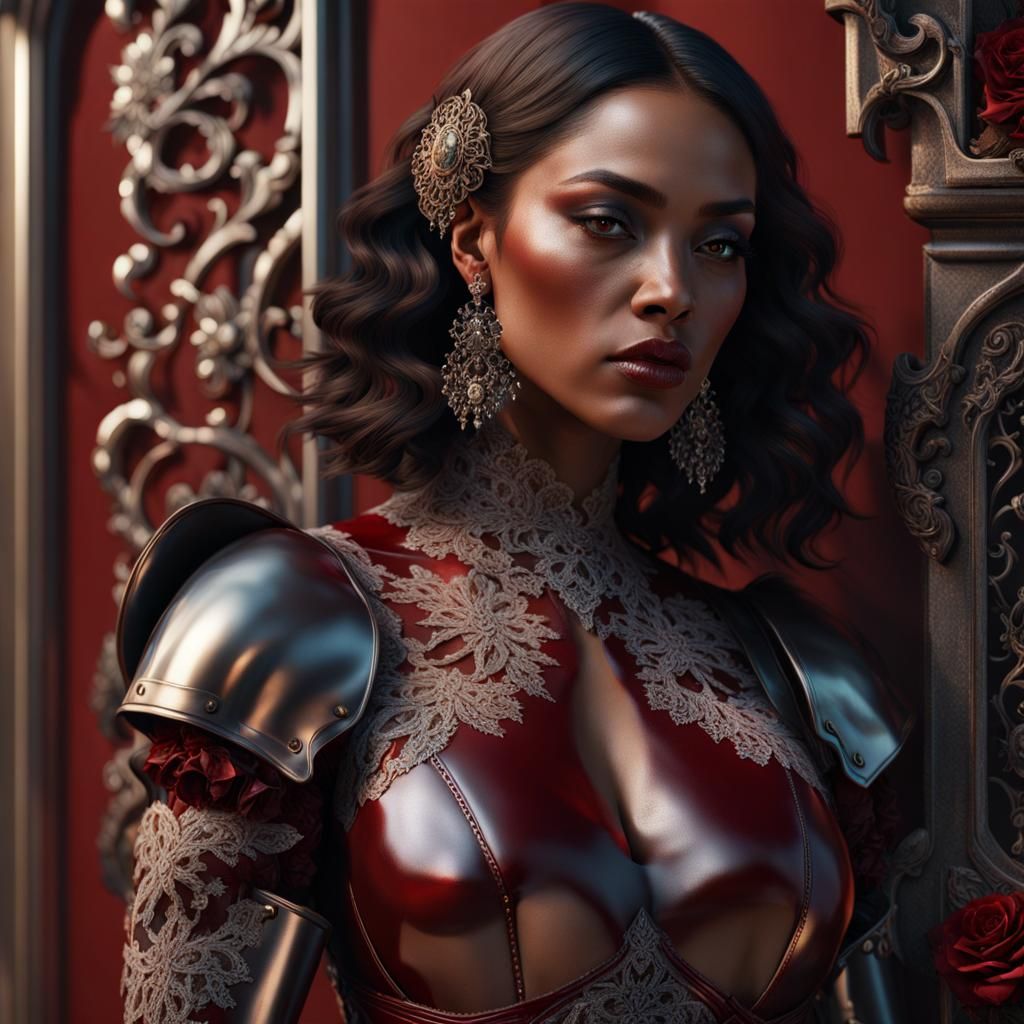 Bianka Nascimento: Blood and Wine in 3D Octane Render