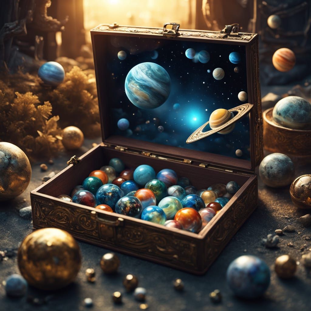 Miniature Universe in Shoebox: Childish Surrealism
