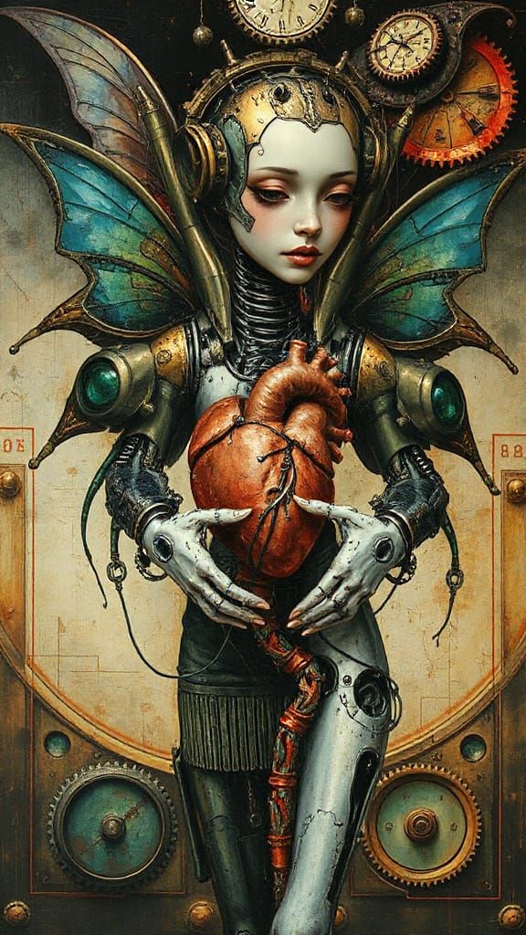 Mechanical Heart: Industrial Surrealism by Boris Vallejo