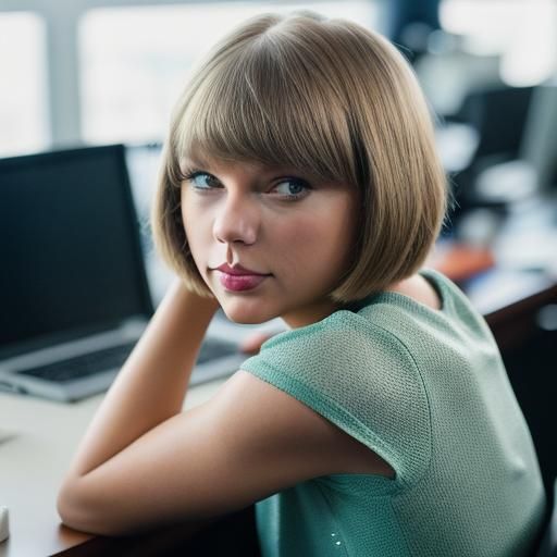 Taylor Swift at Work, Professional Photography