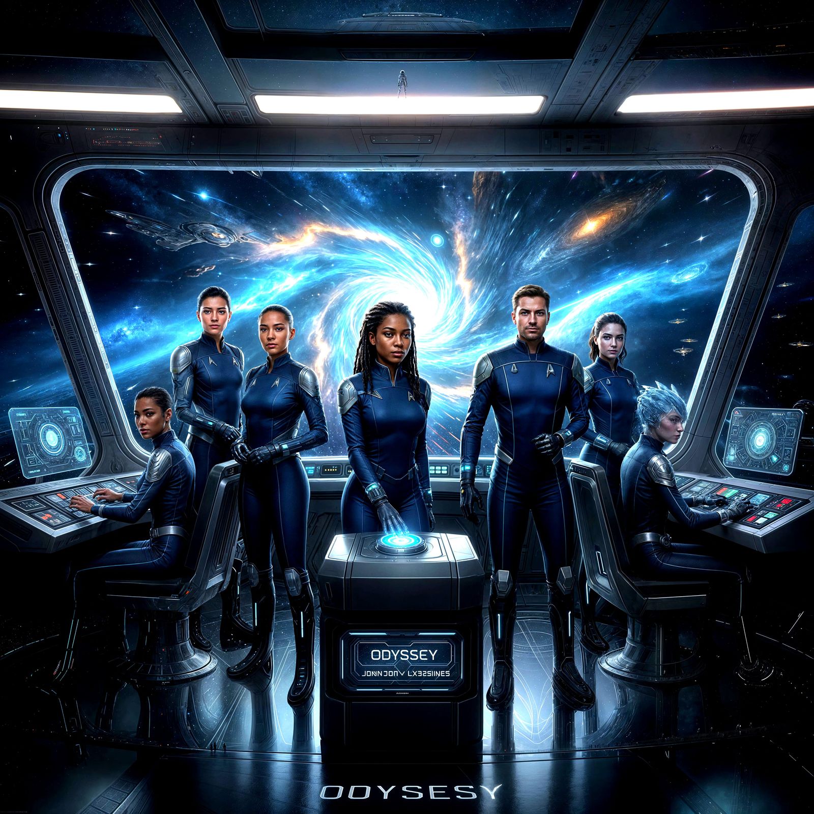 Starship Odyssey Crew Prepares for Galactic Jump