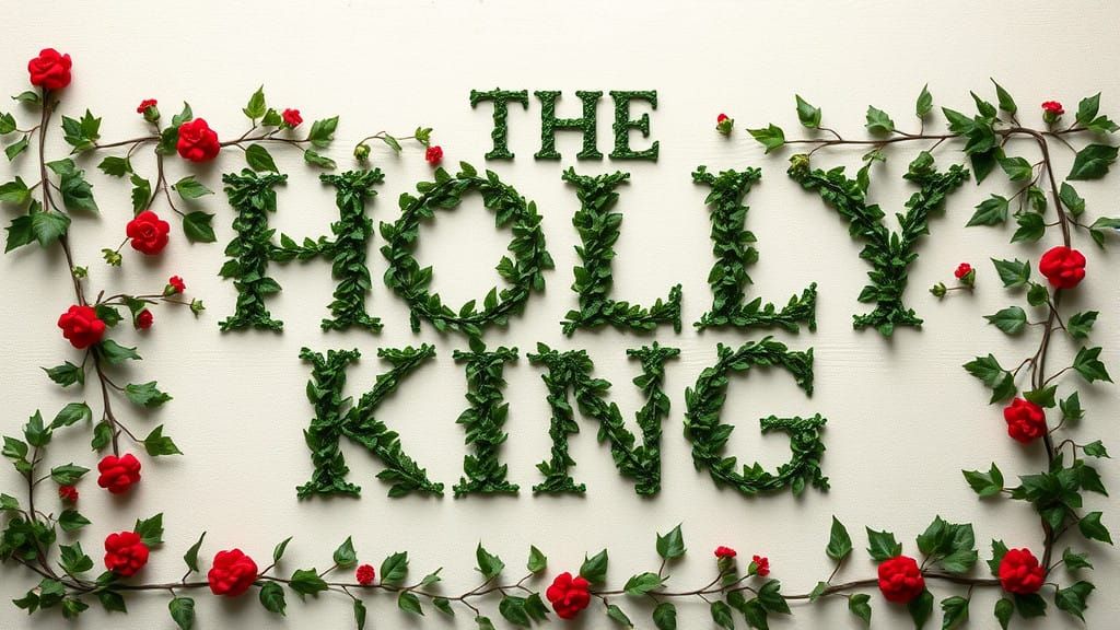 The Holly King in Regal Glyphs