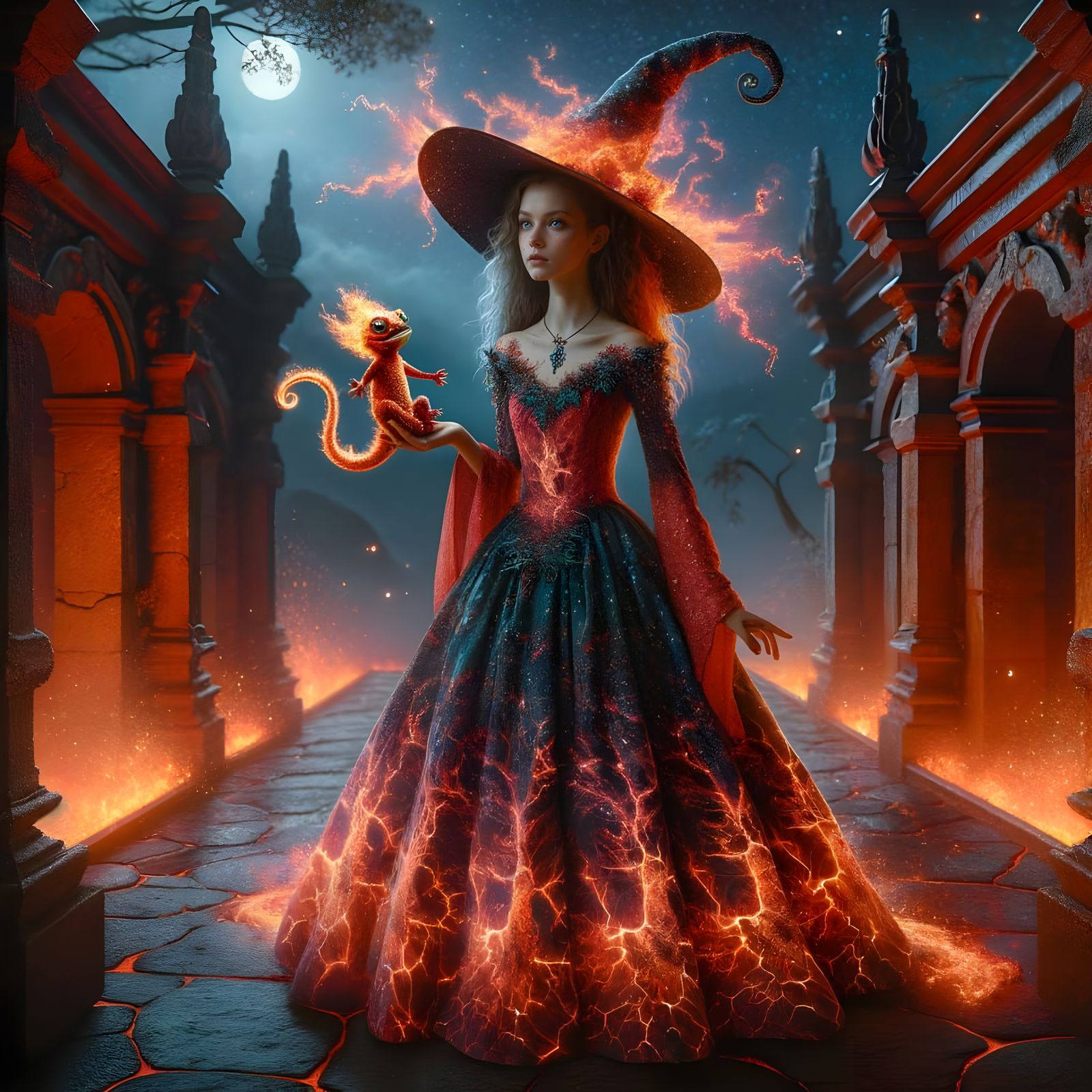 Fire witch