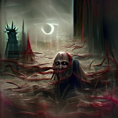 Sinister Figure in Dark Fantasy Style