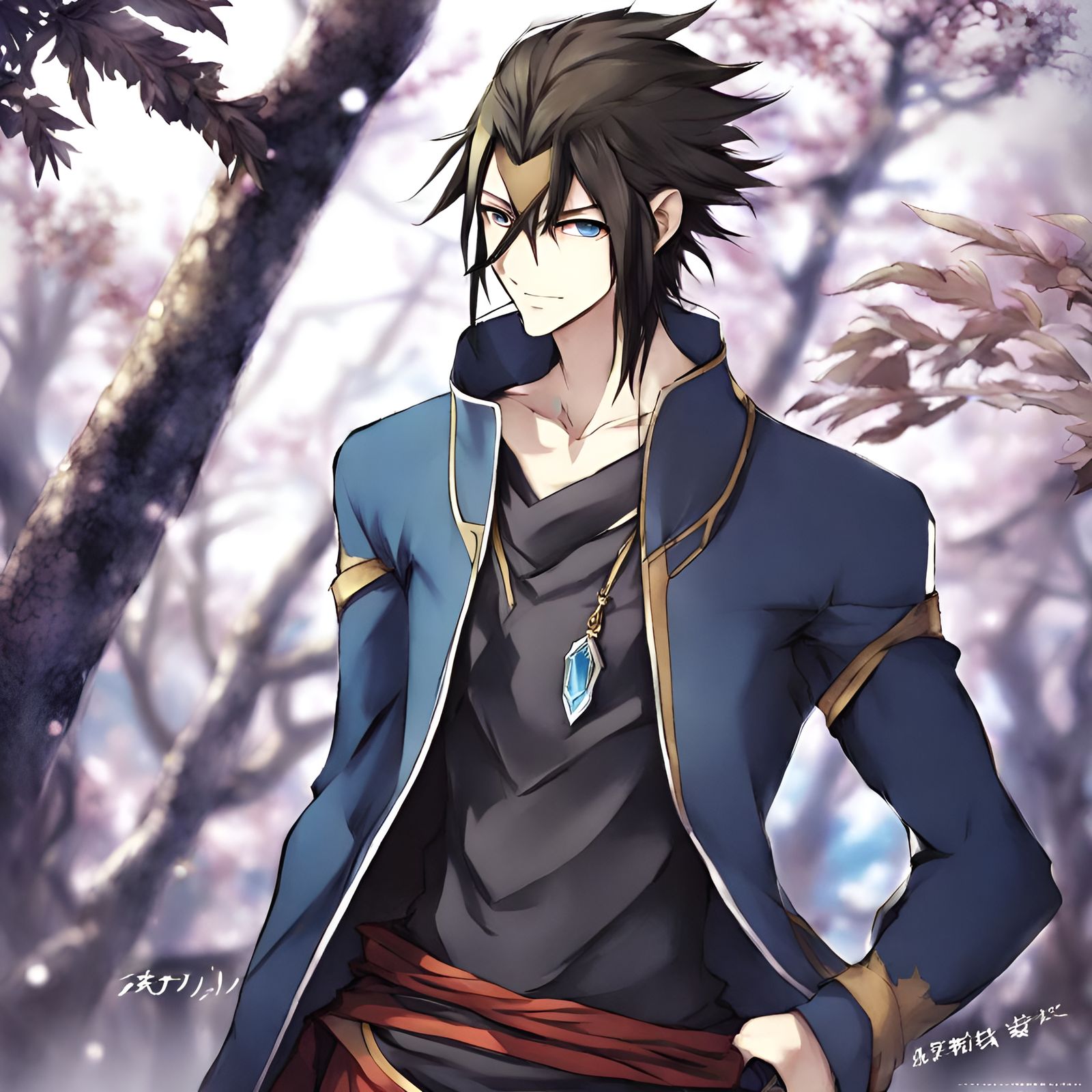 Anime Style Male Avatar Key Visual