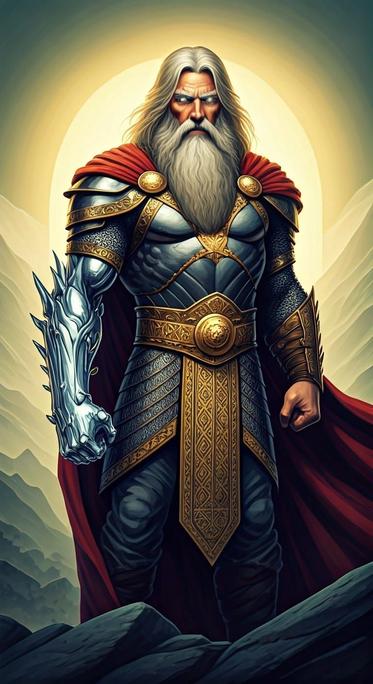 Nuada of the Silver Arm in Comic Book Art