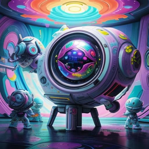 Candy Art Sci-Fi Scene: I Have No Mouth