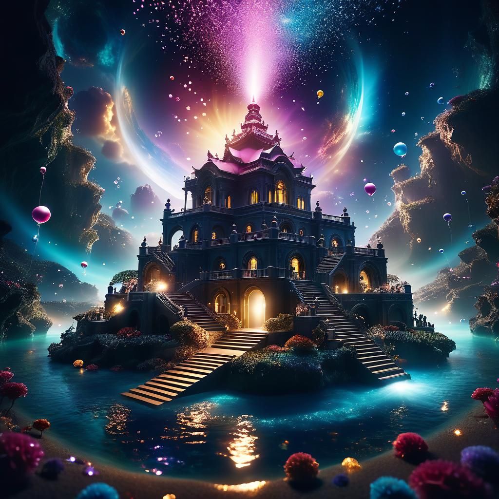 Dreamlike Inner World with Volumetric Lighting