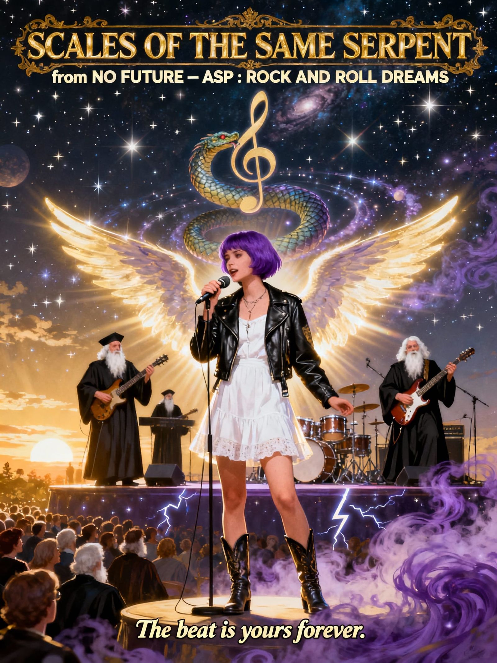 Madimi With Wings on Celestial Stage