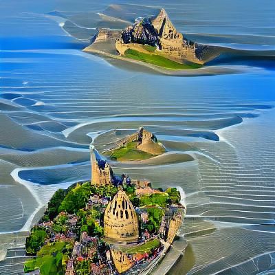 Mont Saint-Michel: A Digital Rendering