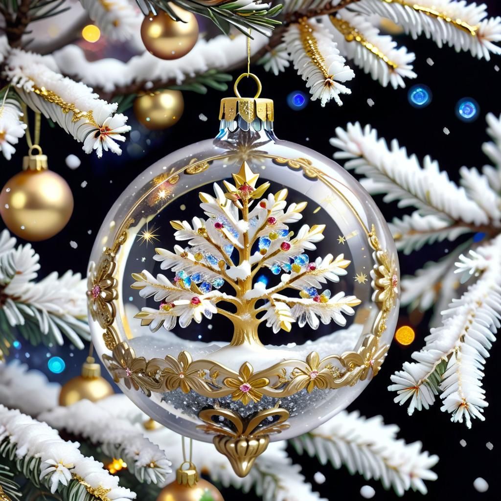 Unconventional Christmas Tree Ornament