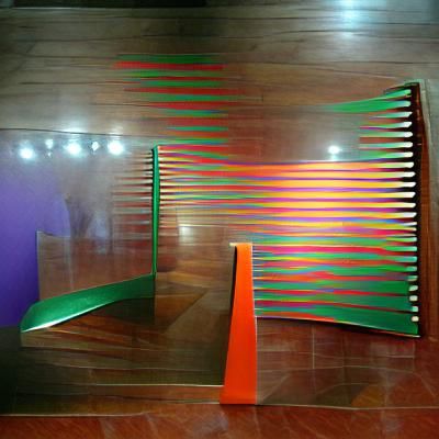 Abstract Art Inspired by Carlos Cruz-Diez