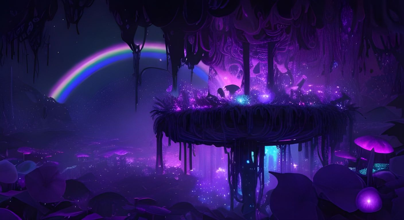 Vibrant Alien Jungle Platformer with Floating Islands