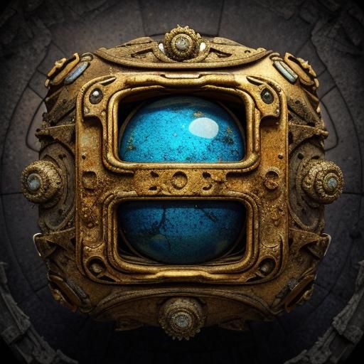 Mysterious Object in Surreal Abandoned Location