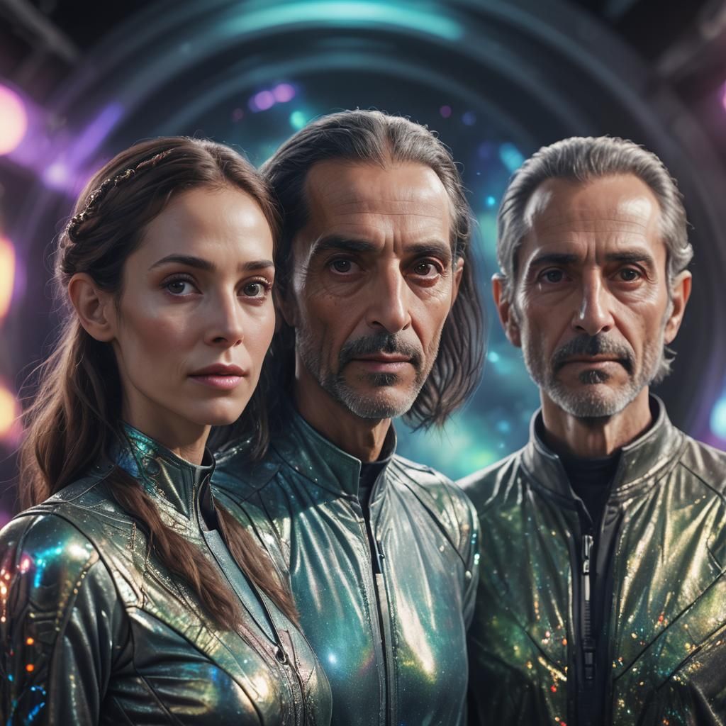 Extraterrestrial Couple Observed in Aircraft Hangar