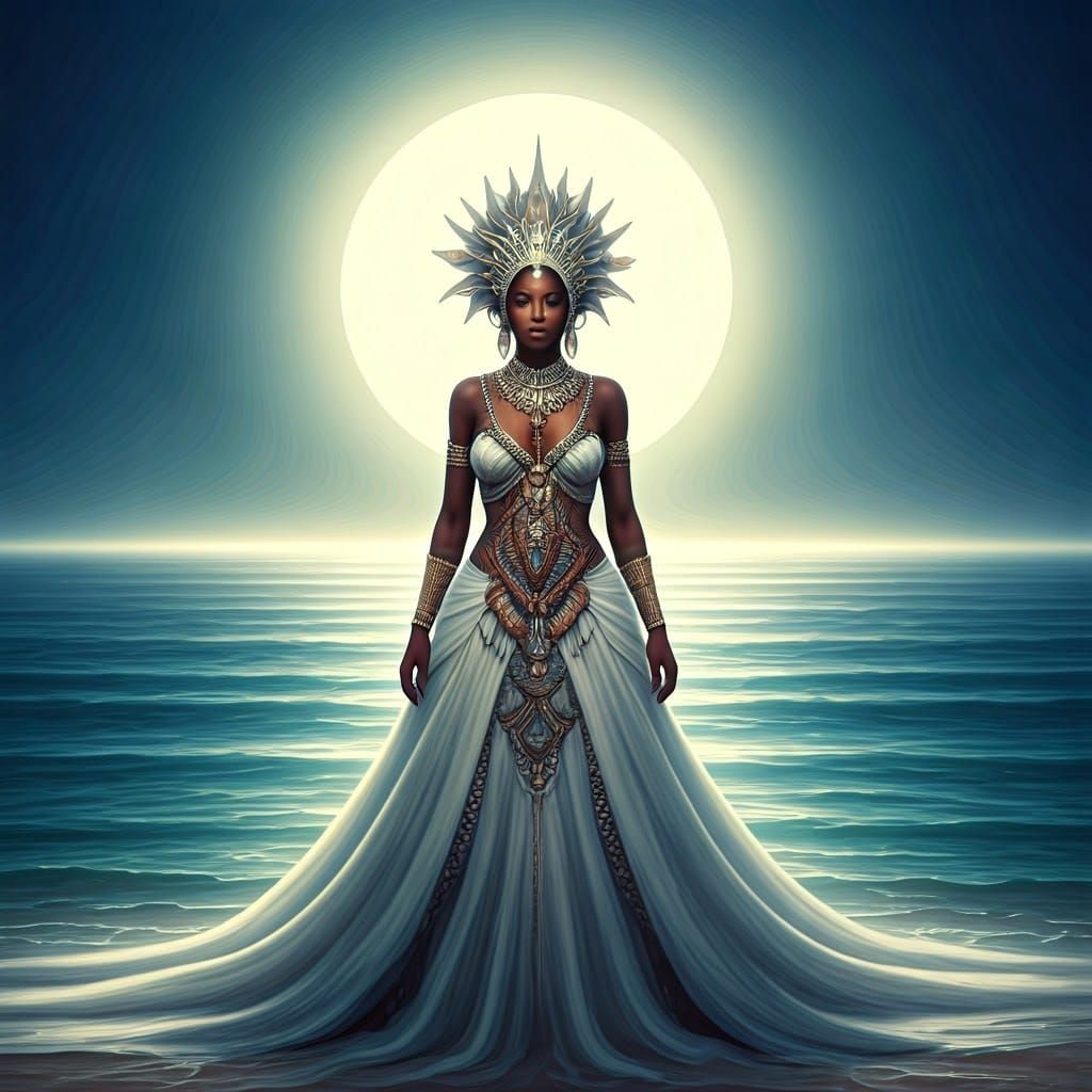 Majestic Yemaya Goddess of the Ocean