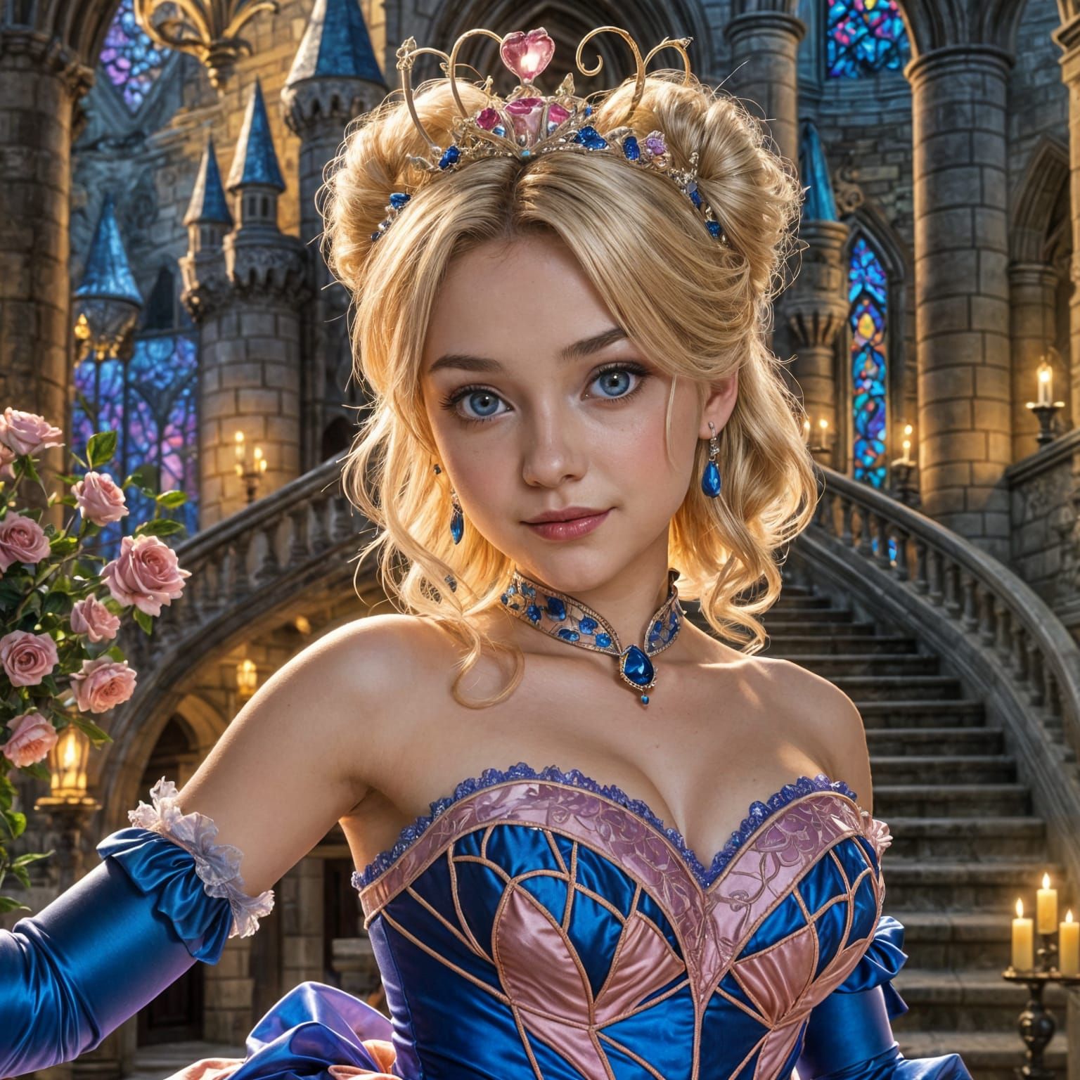 Hermosa Lucy heartfilia como Quinceañera.