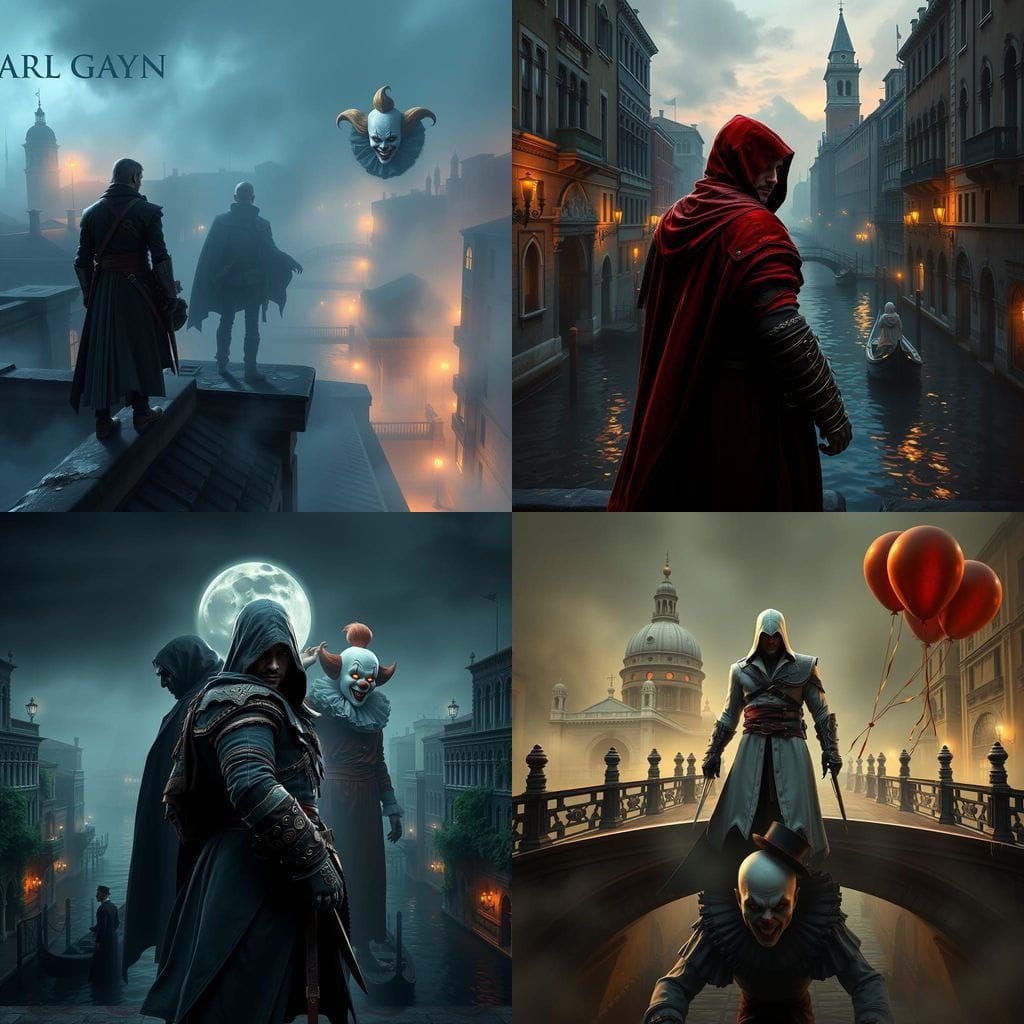 Ezio Auditore Meets Jack the Ripper and IT Clown in a Fantas...