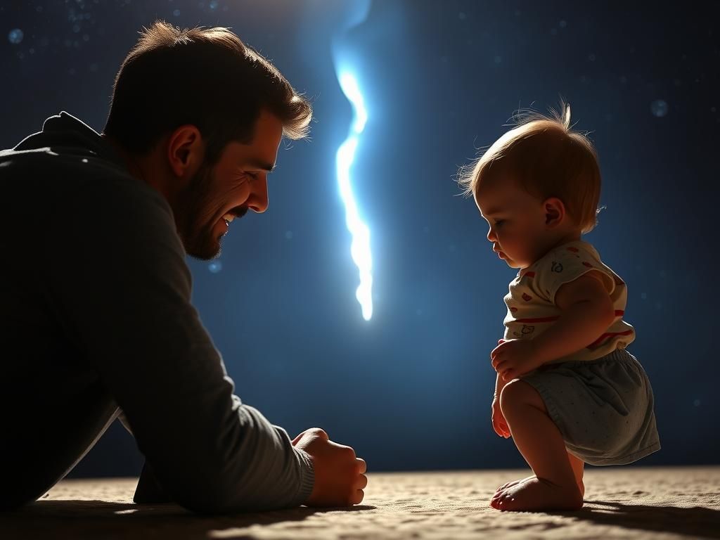 Meteor Crash During Toddler's First Steps