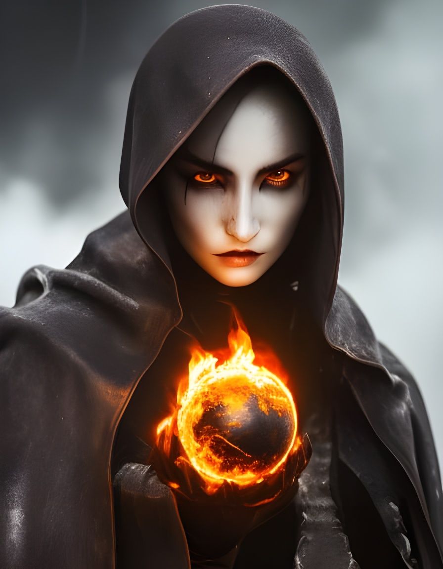 Dark fantasy warlock