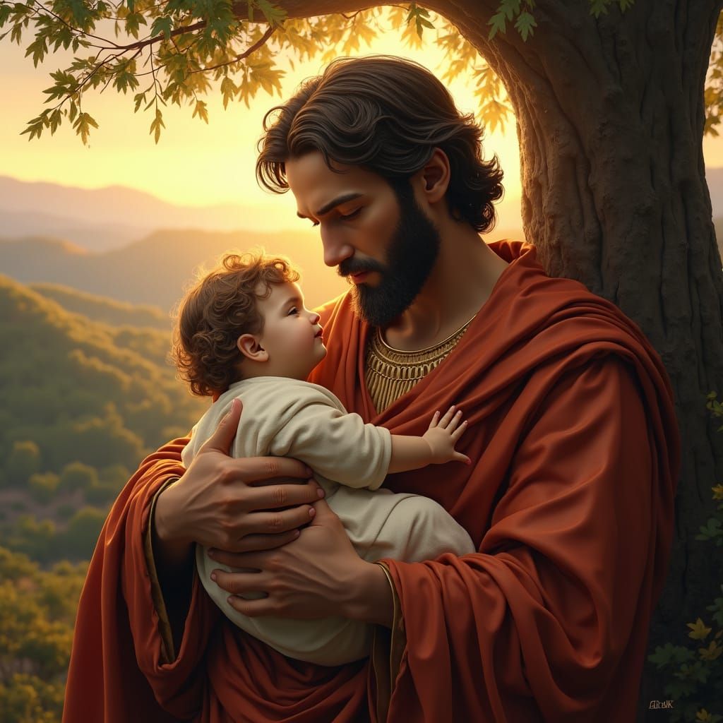 Saint Joseph, Patron Saint of Devotion and Wisdom, in Italia...