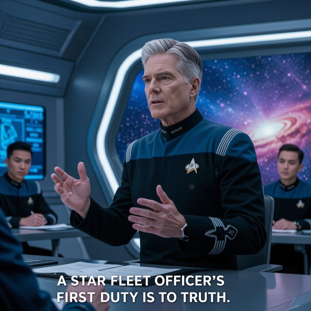 Professor Teaches Students in Outer Space