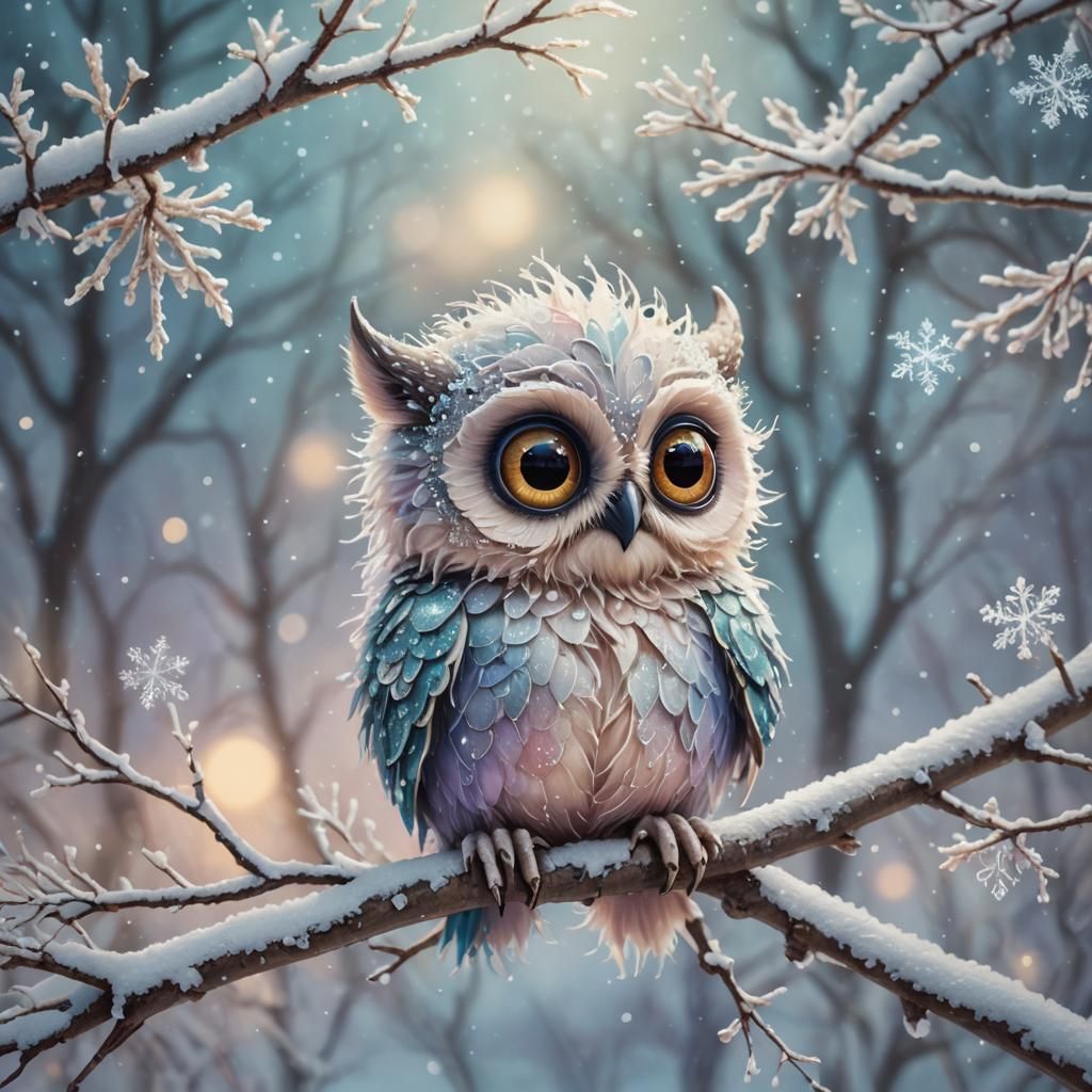 Adorable Little Winter Monster