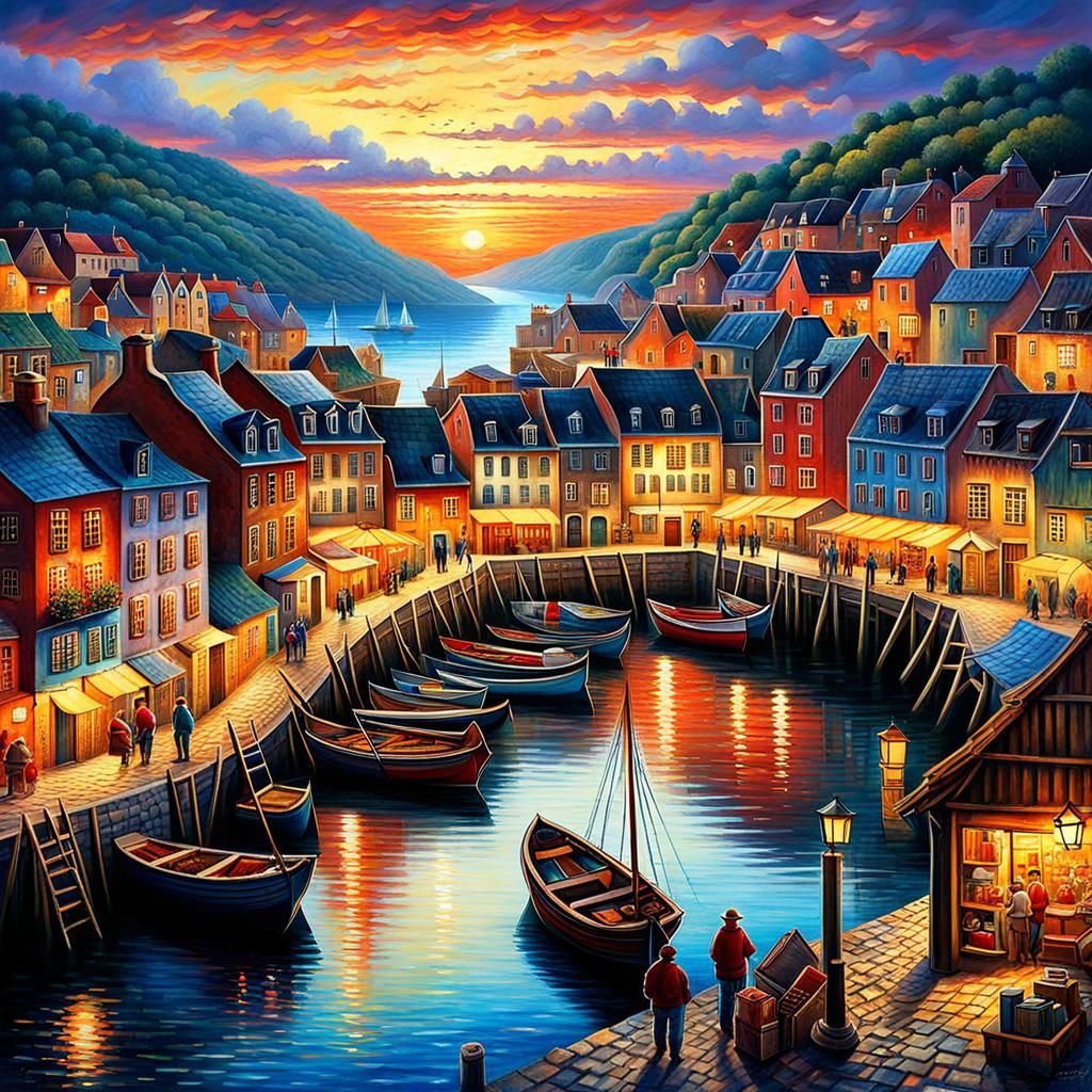 Marché sur les quais